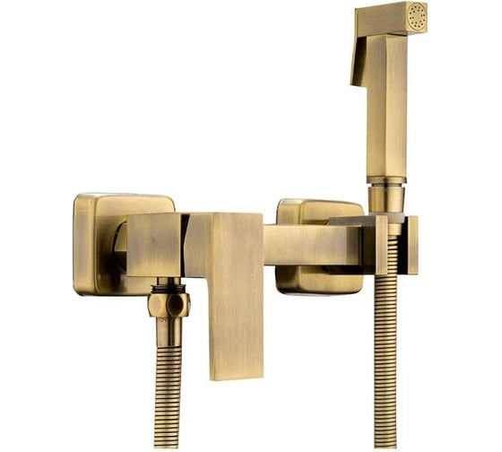 Изображение товара Смеситель с гигиеническим душем Haiba бронза HB5513-4
