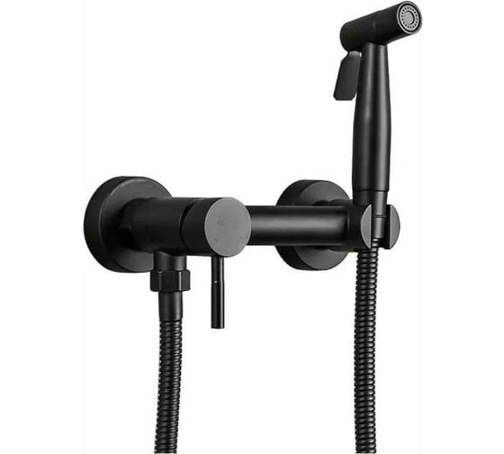Изображение товара Смеситель с гигиеническим душем Haiba черный HB5510-7 026-6751