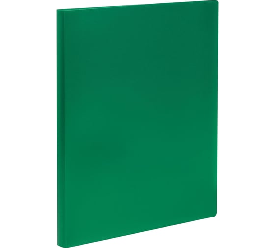 Изображение товара Папка с 20 вкладышами Стамм а4, 14 мм, 500 мкм, пластик, зеленая ММ-32198