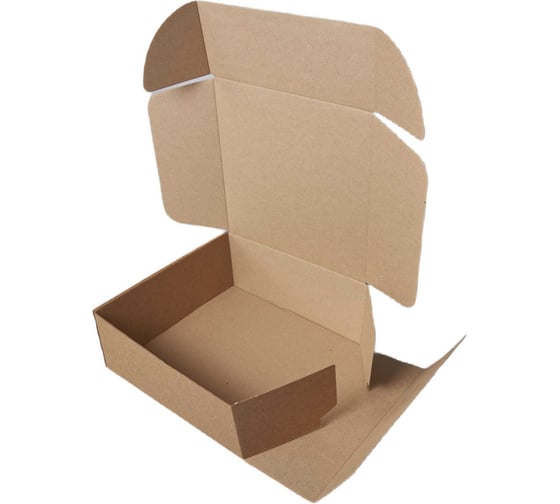 Изображение товара Самосборная картонная коробка PACK INNOVATION 25x25x10 см, объем 6.3 л, 50 шт. IP0GKSS252510-50