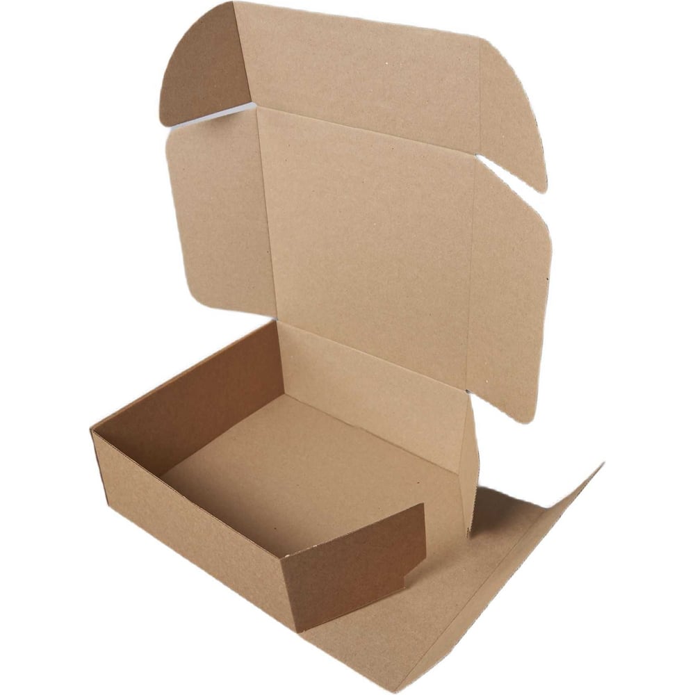 Картонная самосборная коробка PACK INNOVATION коробка самосборная с окном синяя 19 х 19 х 3 см
