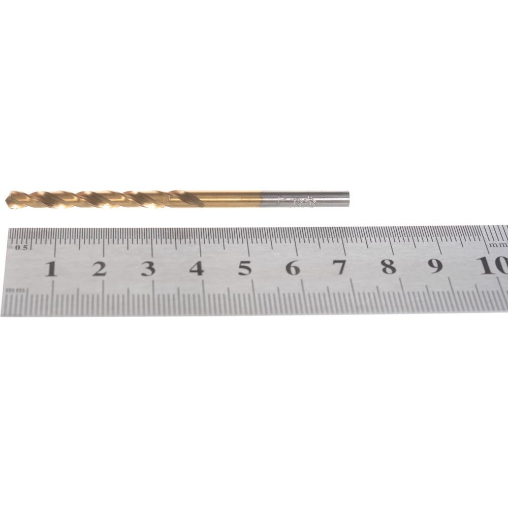 Изображение товара Сверло металлическое спиральное 4.1 мм Р9-ТИН класс А1 ТМТ Групп