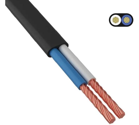 Изображение товара Шнур iTOK шввп 2x0,75 гост черный (100 метров) i-KPP-SHVVP-2075-100-B