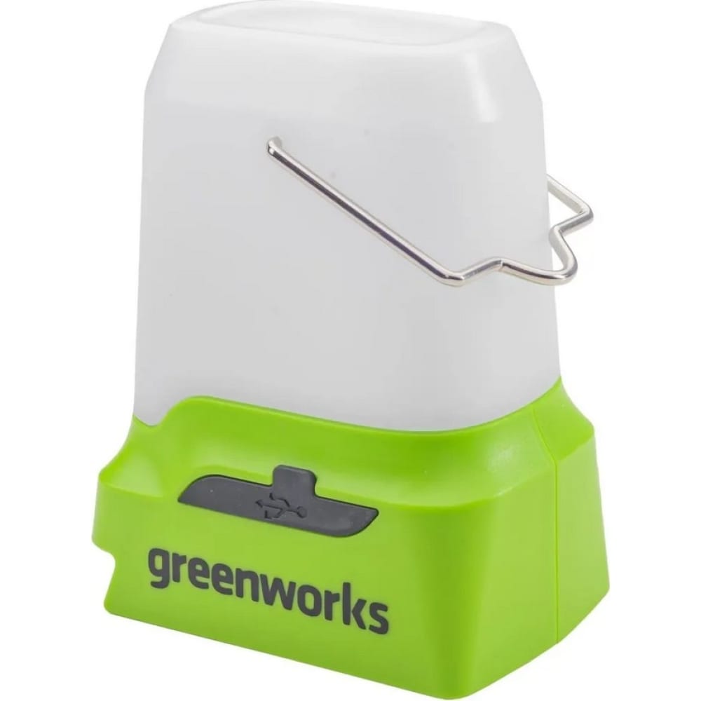Аккумуляторный фонарь светодиодный GreenWorks фонарь светодиодный аккумуляторный greenworks g24la500 3501007 24v без акб и зу