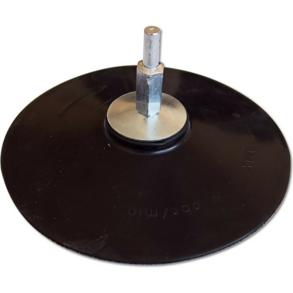 Резиновый шлиф-круг для дрели SANTOOL насадка с липучкой для дрели и ушм тундра толстый резиновый диск м14 с адаптером 100 мм 971820