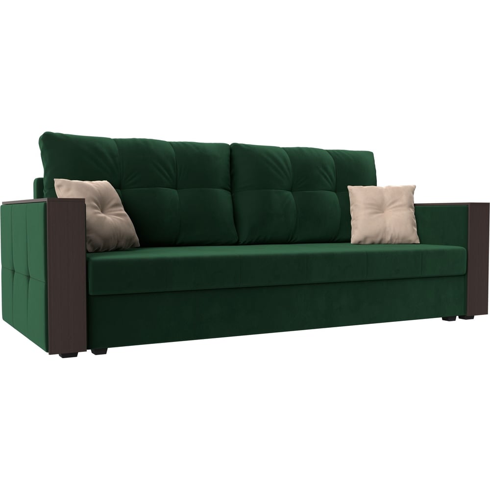 Прямой диван Лига диванов угловой диван лига диванов траумберг лайт правый угол велюр зеленый