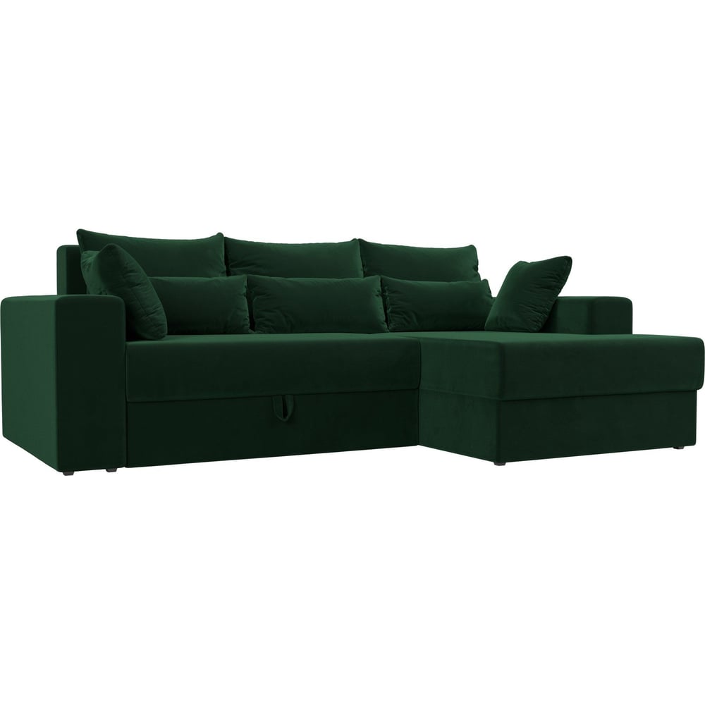 Угловой диван Лига диванов модуль лига диванов холидей кресло микровельвет зеленый