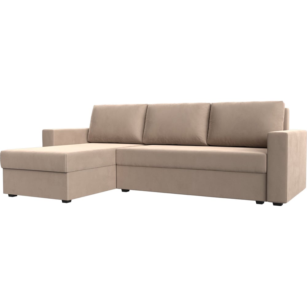 Изображение товара Угловой диван Лига диванов Траумберг Лайт левый велюр бежевый