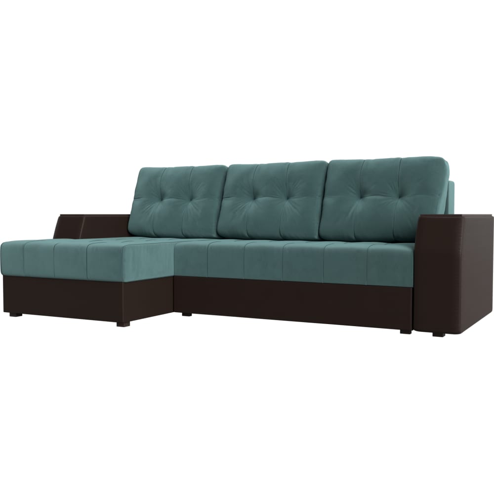 Угловой диван Лига диванов угловой модульный диван артмебель монреаль велюр бирюзовый экокожа коричневый
