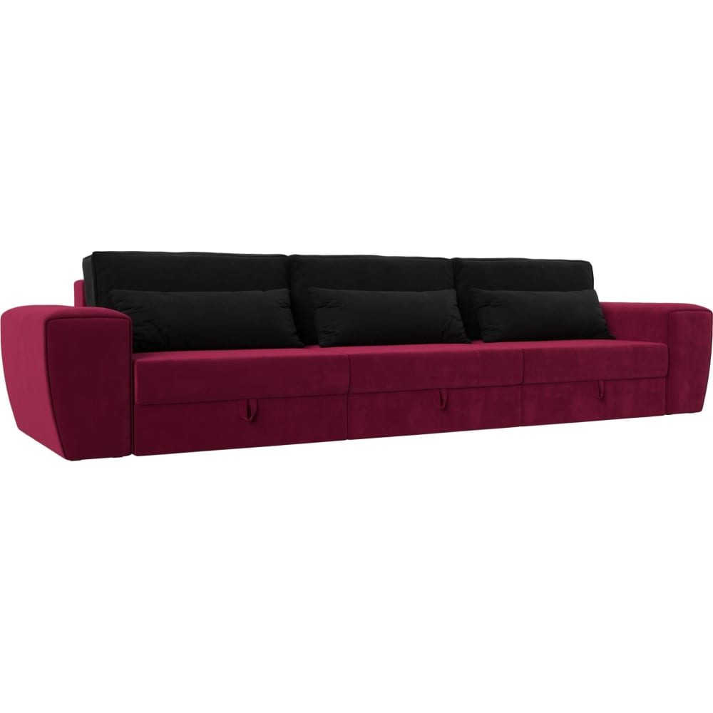 Прямой диван Лига диванов прямой диван лига диванов куба микровельвет бордовый