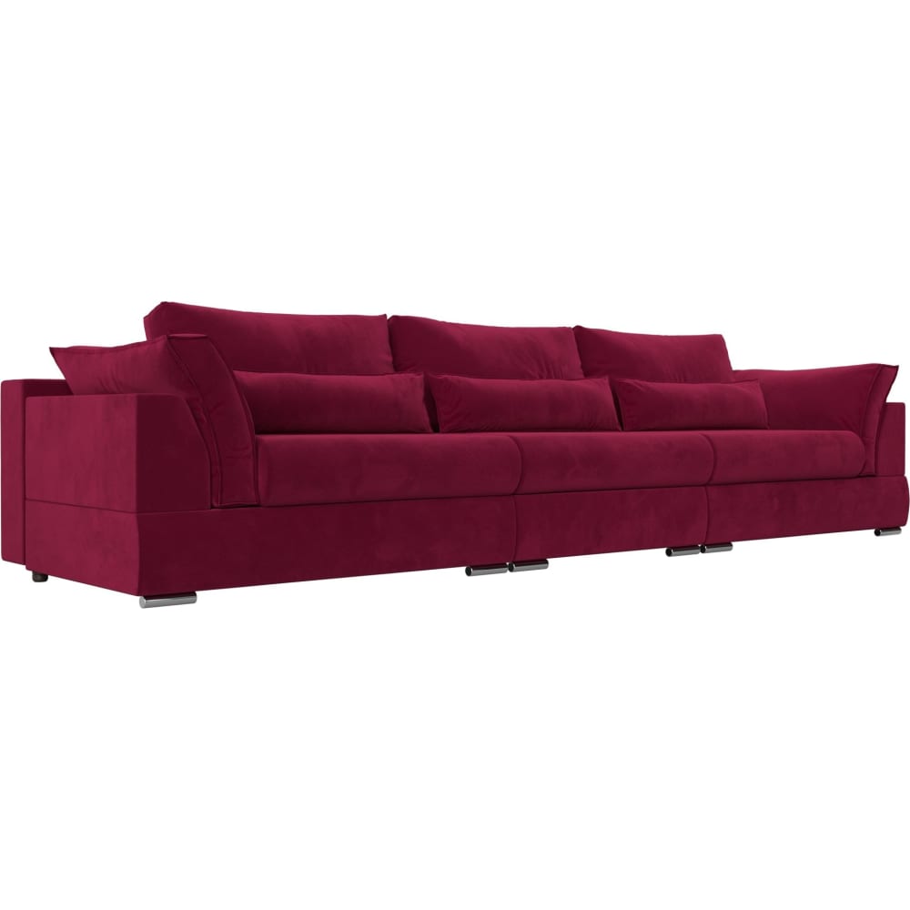 Прямой диван Лига диванов прямой диван лига диванов куба лонг микровельвет бордовый