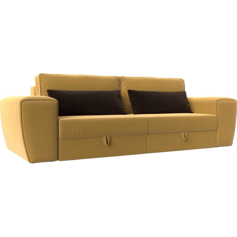 Прямой диван Лига диванов кресло лига диванов бергамо микровельвет желтый 112002