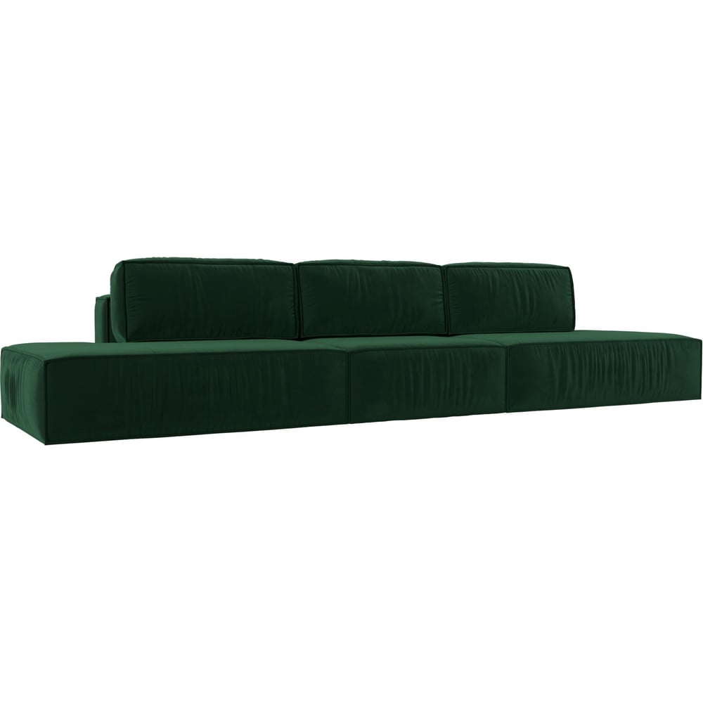 Прямой диван Лига диванов диван прямой атланта лайт без стола еврокнижка велюр зелёный