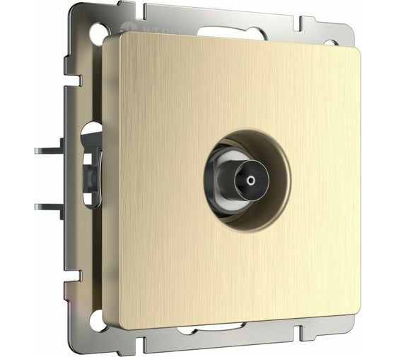 Изображение товара ТВ-розетка WERKEL оконечная шампань рифленый W1183010 a051427