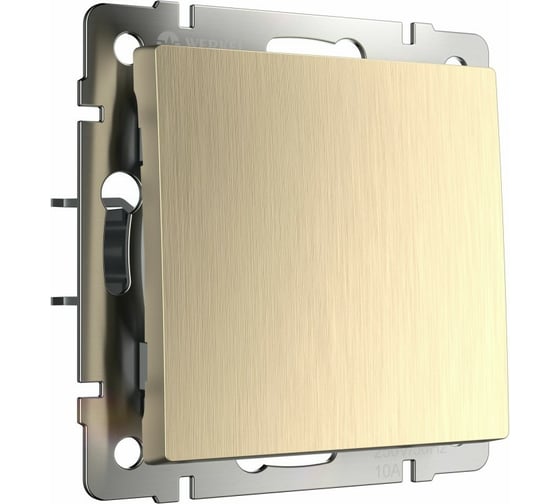 Изображение товара Выключатель WERKEL, W1112010 одноклавишный проходной шампань рифленый a051435