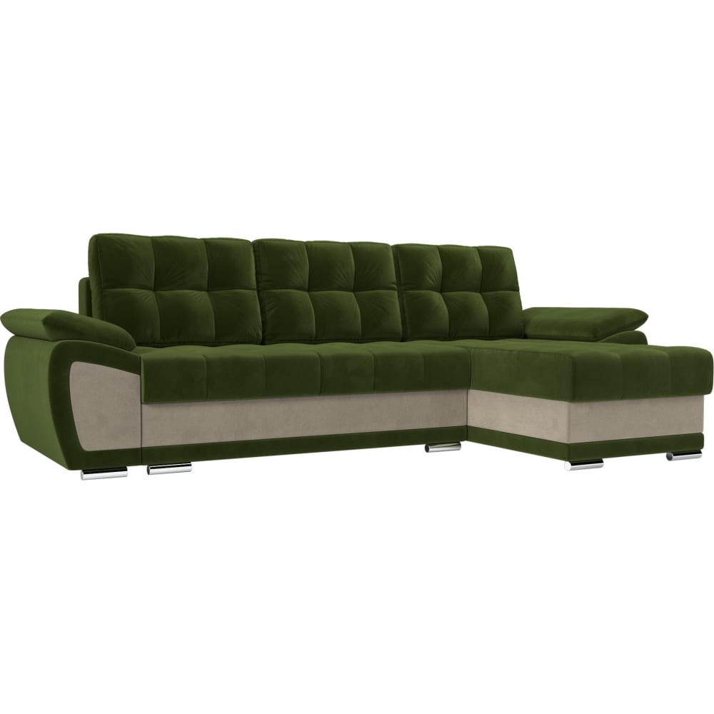 Угловой диван Лига диванов угловой диван лига диванов амстердам лайт микровельвет зеленый левый угол 112459l