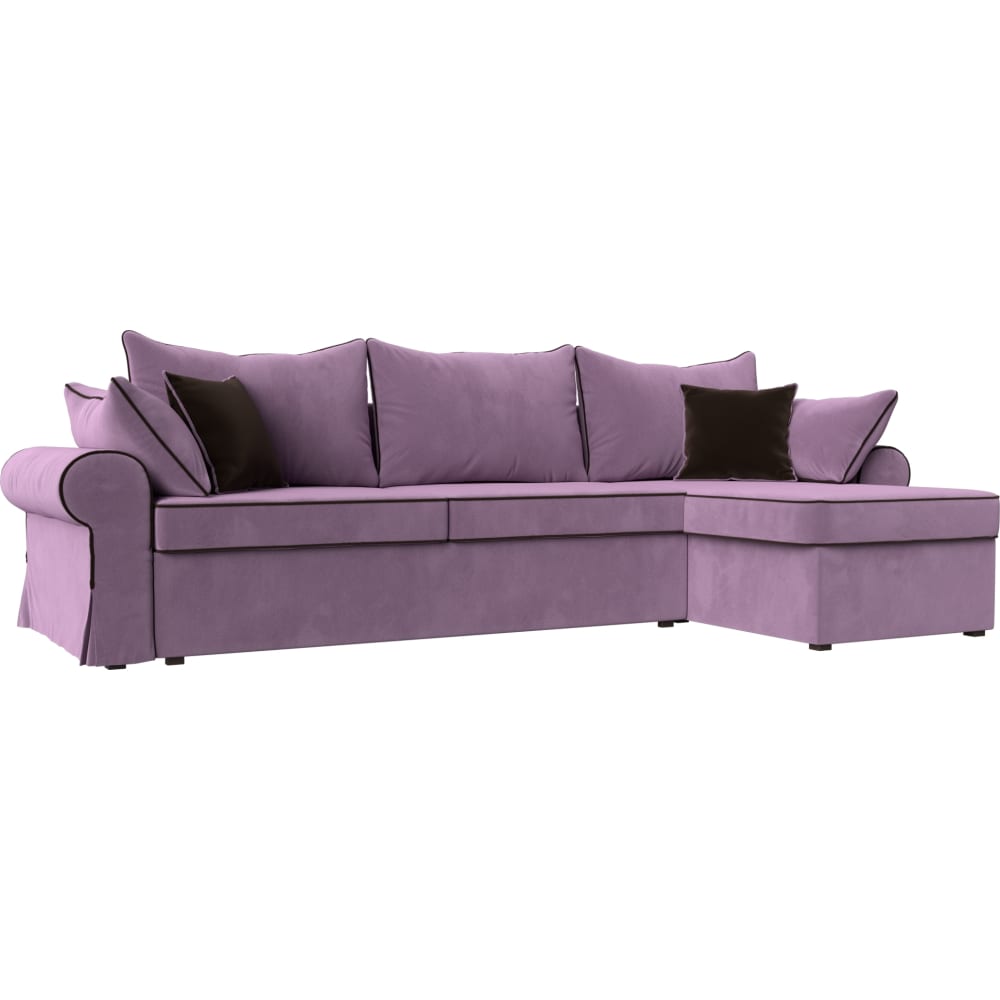 Угловой диван Лига диванов модуль лига диванов холидей люкс раскладной диван микровельвет фиолетовый