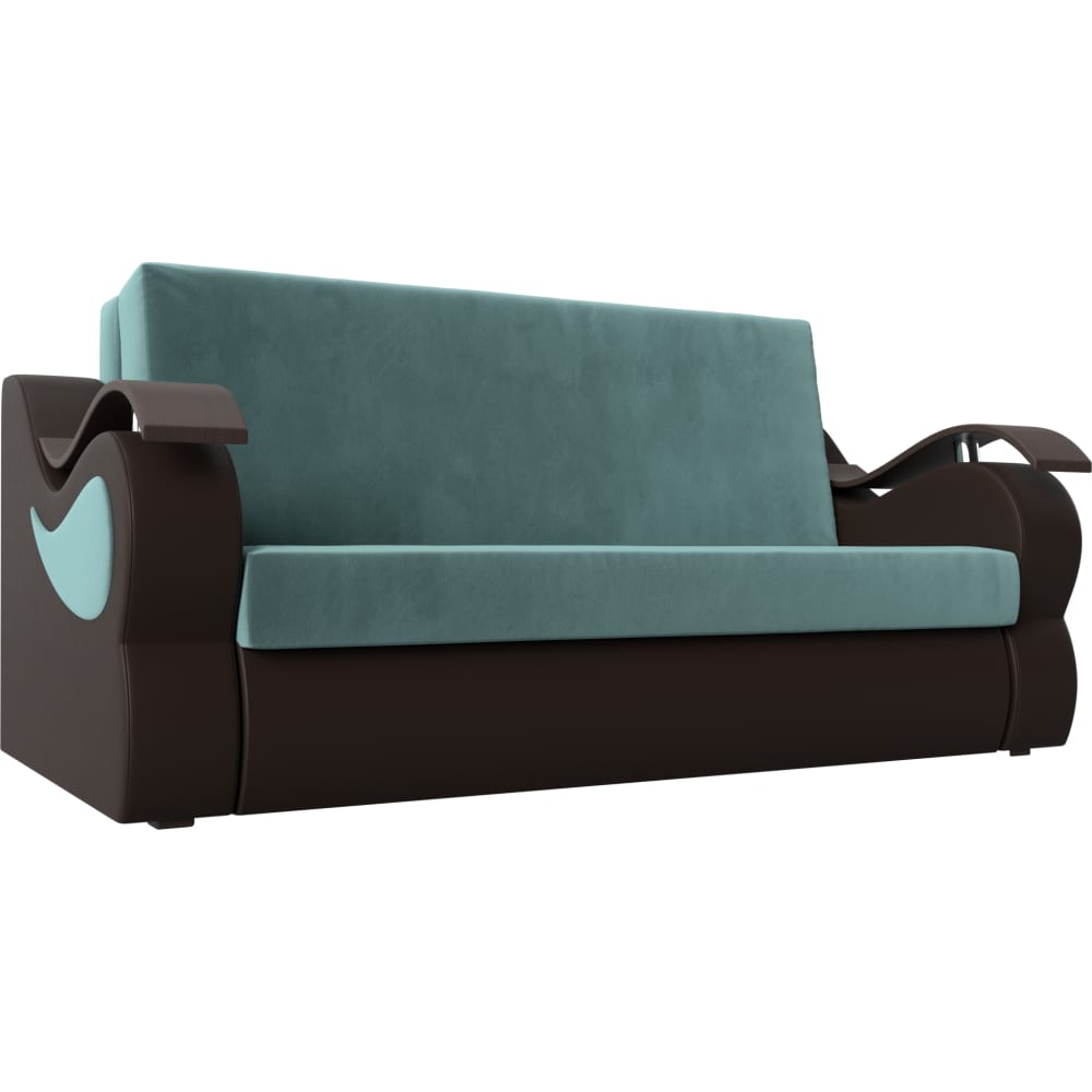 Прямой диван Лига диванов кресло лига диванов бергамо велюр бирюзовый коричневый 111979