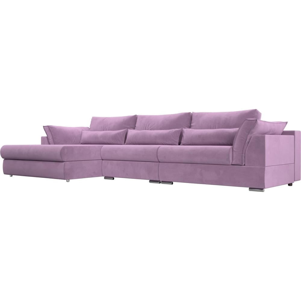 Угловой диван Лига диванов угловой диван лига диванов меркурий лайт микровельвет экокожа фиолетовый правый угол 112980