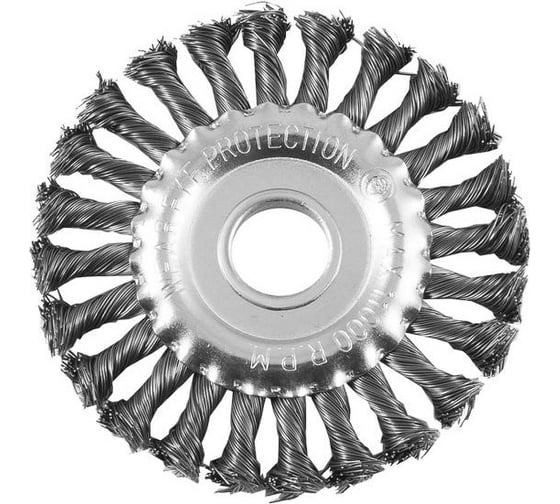 Изображение товара Щетка-крацовка дисковая, 100 мм, 22.2 мм РемоКолор 45-2-710