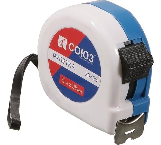 Изображение товара Рулетка 5x25мм, пластиковый корпус Союз 20525