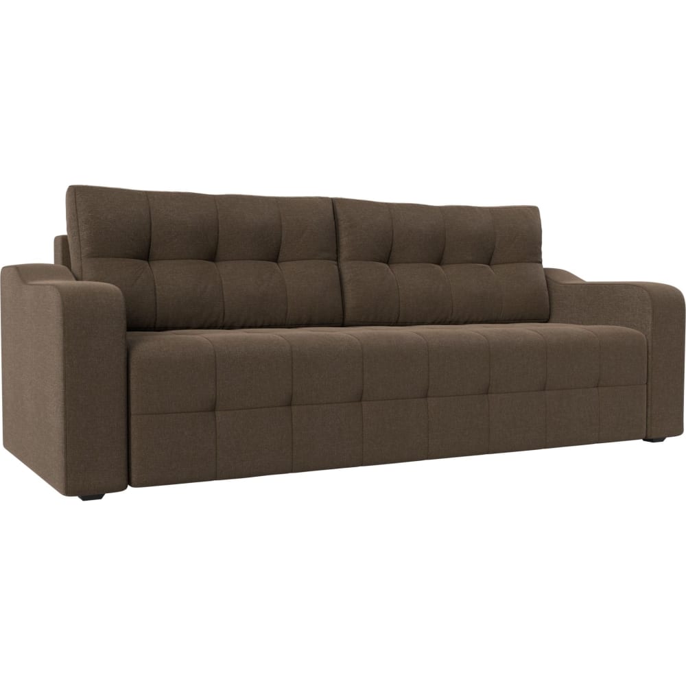 Прямой диван Лига диванов кресло лига диванов марк рогожка коричневый серый 111887