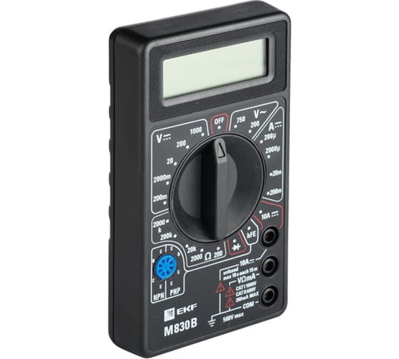 Изображение товара Цифровой мультиметр EKF M830B Master In-180701-bm830B
