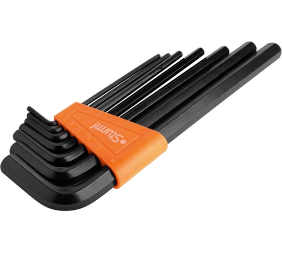 Изображение товара Набор шестигранных ключей Cr-V 7шт. Sturm 1045-04-07x10