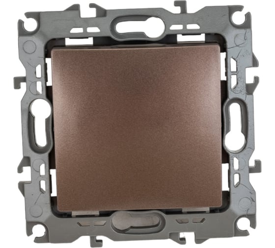 Изображение товара Выключатель ЭРА 12-1101-13 10АХ-250В, IP20, бронза Б0019277