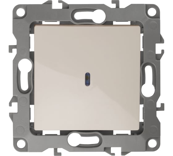 Изображение товара Выключатель с подсветкой ЭРА 12-1102-02 10АХ-250В, IP20, слоновая кость Б0014634