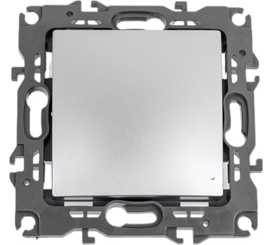 Изображение товара Переключатель ЭРА 12-1103-03 10АХ-250В, IP20, алюминий Б0014641