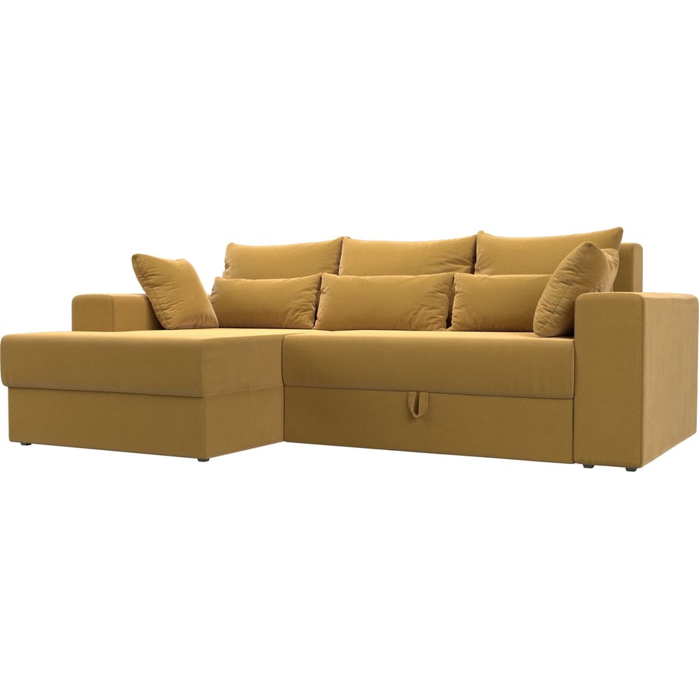 Угловой диван Лига диванов кресло лига диванов неаполь микровельвет желтый 111963