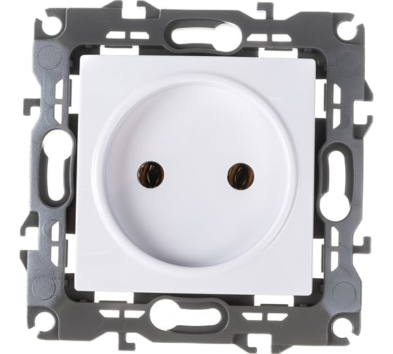 Изображение товара Розетка ЭРА 12-2105-01 2P, 16A-250В, IP20, белый Б0018254
