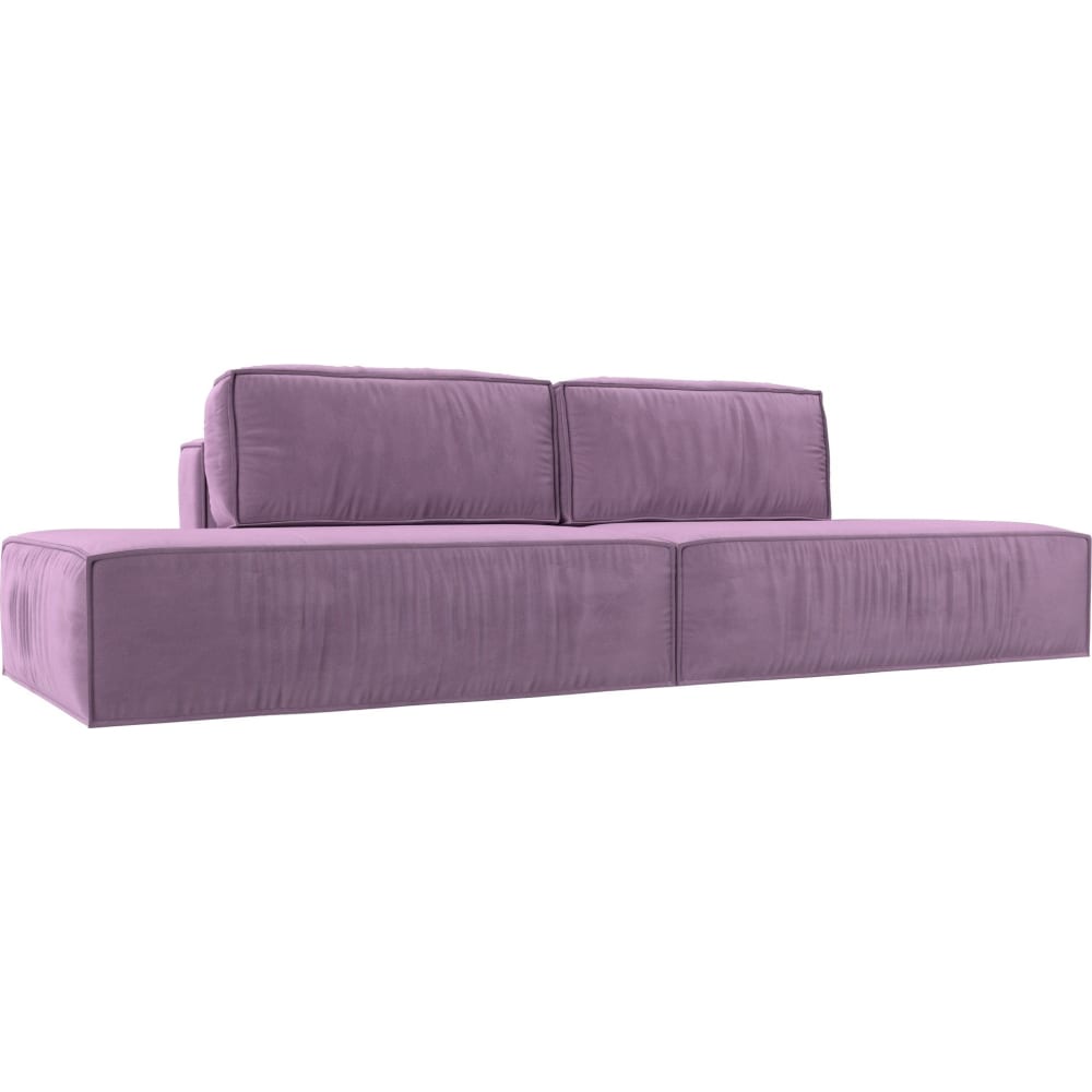 Прямой диван Лига диванов прямой диван лига диванов прага модерн подлокотник слева микровельвет сиреневый