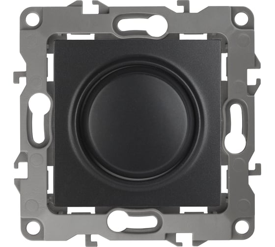 Изображение товара Поворотно-нажимной светорегулятор ЭРА 12-4101-05 400ВА 230В, IP20, антрацит Б0014739