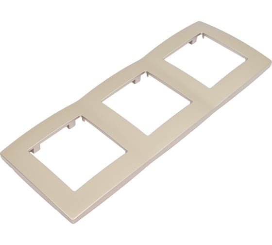 Изображение товара Рамка ЭРА 12-5003-04 на 3 поста, шампань Б0014764