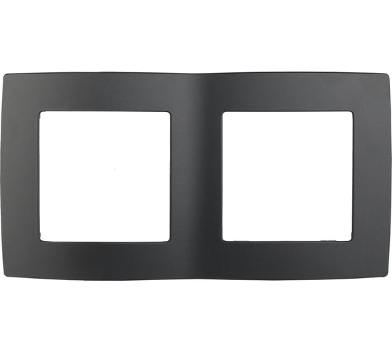 Изображение товара Рамка ЭРА 12-5002-05 на 2 поста, антрацит Б0014755