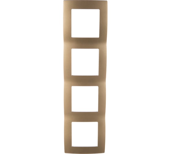 Изображение товара Рамка ЭРА 12-5004-04 на 4 поста, шампань Б0014774