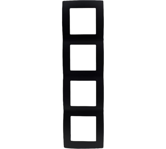 Изображение товара Рамка ЭРА 12-5004-05 на 4 поста, антрацит Б0014775