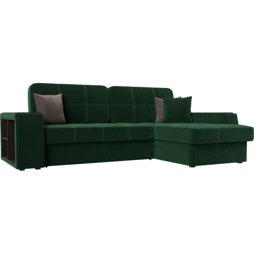 Угловой диван Лига диванов угловой диван лига диванов амстердам лайт микровельвет зеленый левый угол 112459l