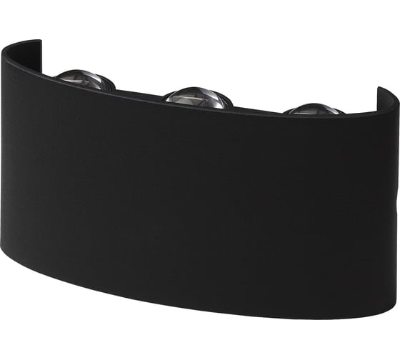 Изображение товара Декоративная светодиодная подсветка ЭРА WL12 BK 6х1Вт IP 54 черный Б0034611