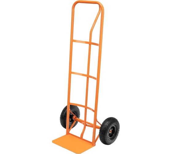 Изображение товара Двухколесная ручная тележка СТРОЙМАШ площадка 350x235 мм, грузоподъемность 150 кг, ТР-01 17021