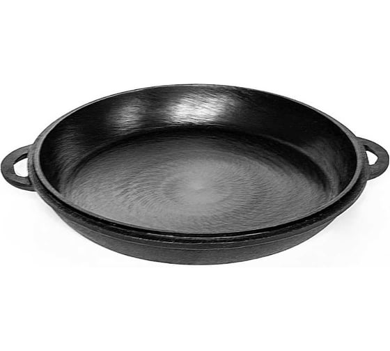 Изображение товара Крышка-сковорода Davr Metall davrmetall чугунная, диаметр 36 см, для казана 10 литров крыш(сков)10л