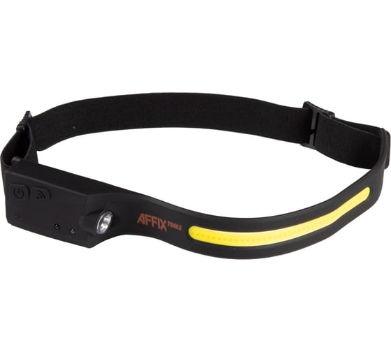 Изображение товара Светодиодный налобный фонарь AFFIX 1+1 элемент, 3,7 В AF89000101
