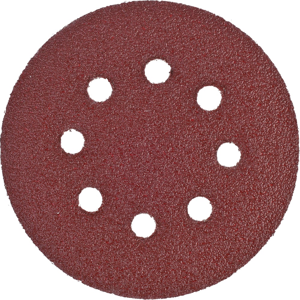 Изображение товара Круг шлифовальный (5 шт; 125 мм; 8 отверстий; P40; липучка) Sturm 9010-1258-040