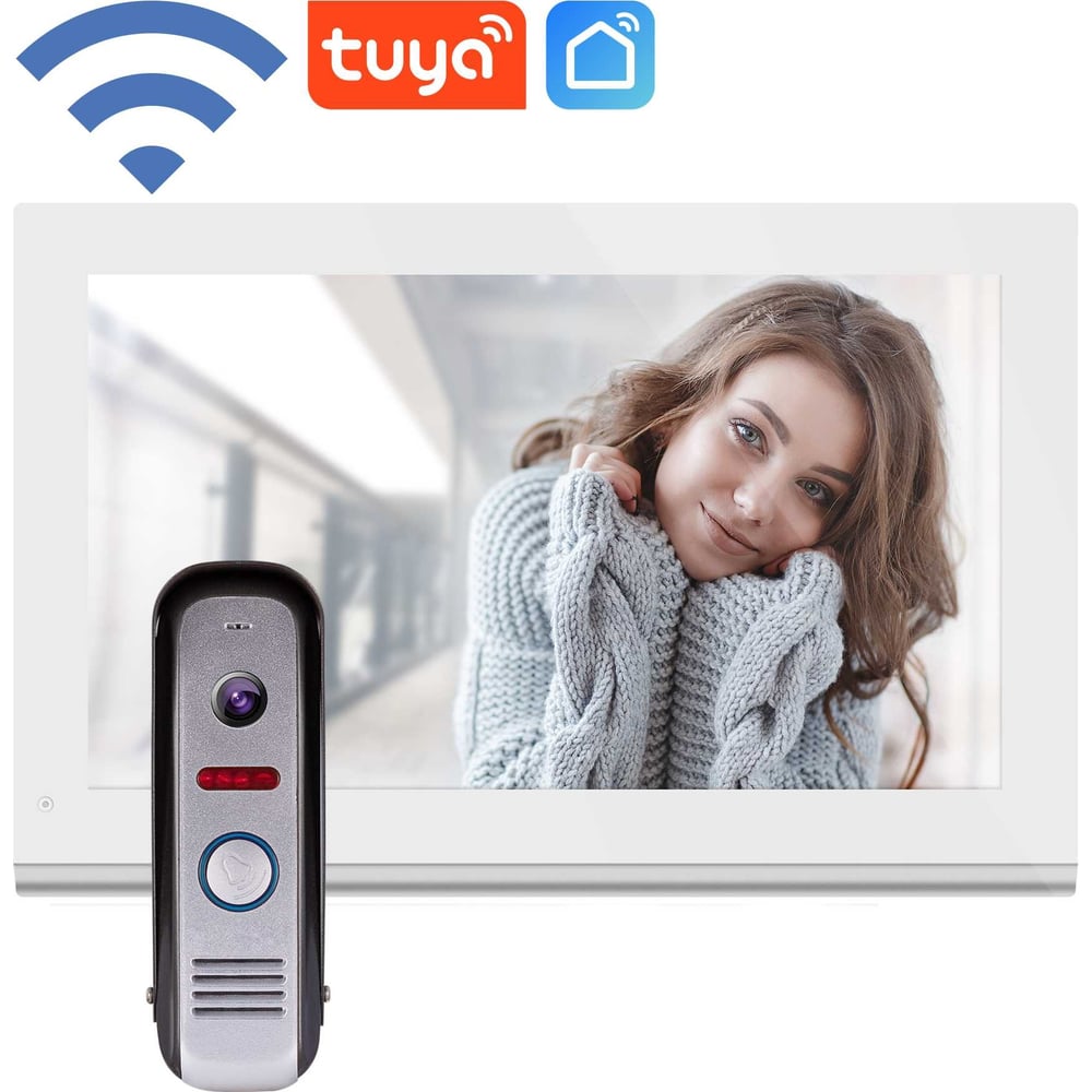 Изображение товара Видеодомофон Novihome Comfy 10 FHD WiFi Kit White