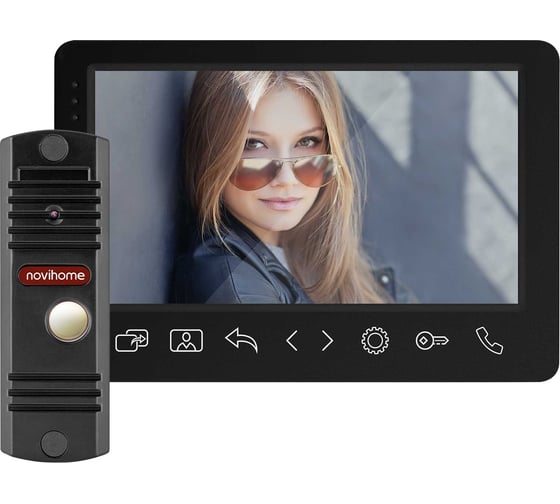 Изображение товара Комплект full hd видеодомофона Novihome Surface 7 fhd kit dark v. 4256