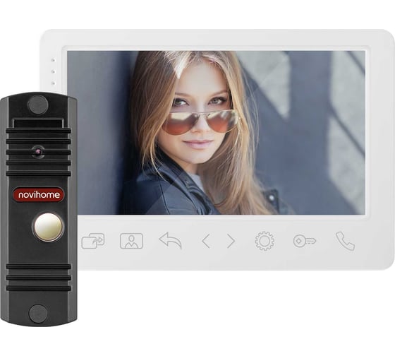 Изображение товара Комплект full hd видеодомофона Novihome Surface 7 fhd kit white v. 4255