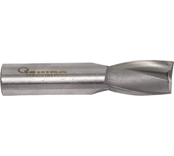 Изображение товара Фреза шпоночная 22x38x104 мм, ц/х, Р6М5 Sekira 00-00025419