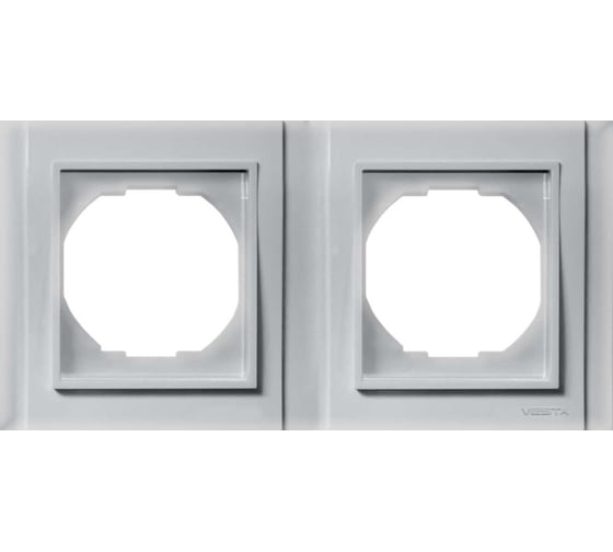 Изображение товара Рамка 2-я Metronex Electric Verona Silver FRM020201SRM